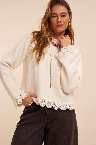 Pull avec finition en crochet | - My jewellery - Modalova