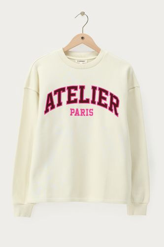 Sweat 'Atelier Paris' satiné | - My jewellery - Modalova