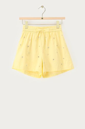 Short à taille élastique et strass | - My jewellery - Modalova