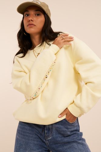 Sweat avec franges de perles fantaisie multicolores | - My jewellery - Modalova