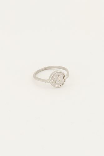 Bague avec initiale encerclée | - My jewellery - Modalova