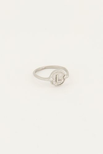 Bague avec initiale encerclée | - My jewellery - Modalova