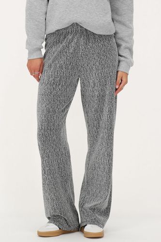 Pantalon large couleur avec strass | - My jewellery - Modalova