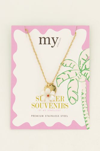 Chaîne Souvenir avec pendentif et fleur d’hibiscus | - My jewellery - Modalova
