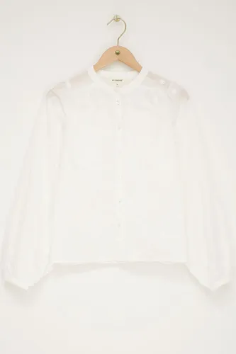 Chemise blanche avec fleurs en 3D | - My jewellery - Modalova