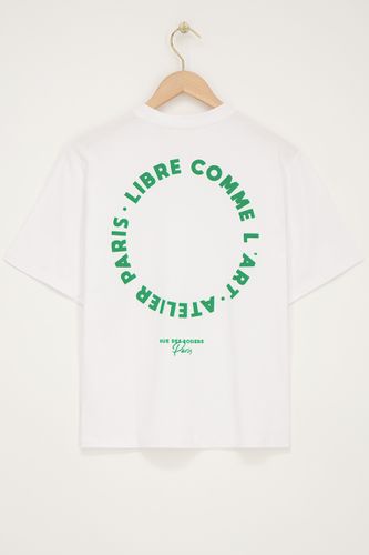 T-shirt imprimé cercle"l'art"| - My jewellery - Modalova