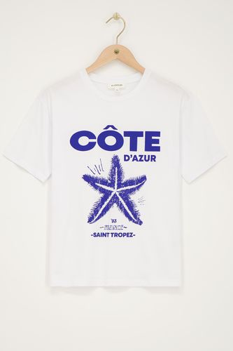 T-shirt avec"Cote d'azur"bleu | - My jewellery - Modalova