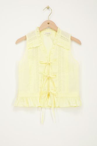 Top avec plis et détails en ruban | - My jewellery - Modalova