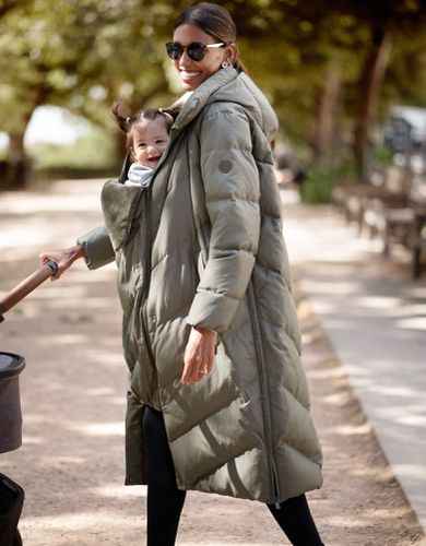 Long Maternity & Babywearing Puffer Coat | - Seraphine - Modalova