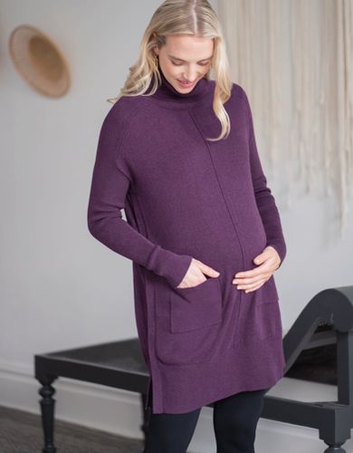 Cotton Knit Maternity & Nursing Tunic| - Seraphine - Modalova