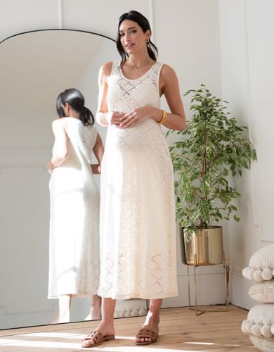 Sleeveless Crochet-Look Bodycon-Style Dress | - Seraphine - Modalova