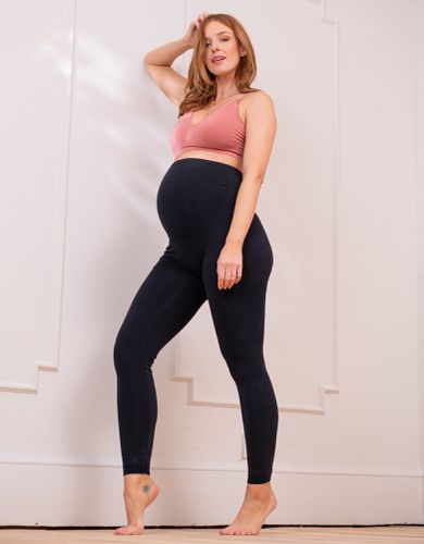 Leggings grossesse sans coutures au-dessus du ventre | - Seraphine - Modalova