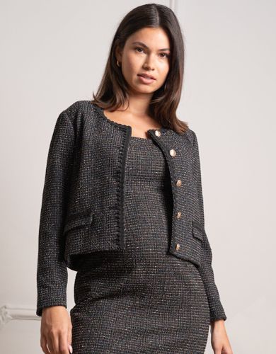 Stretch Tweed Maternity Jacket | - Seraphine - Modalova