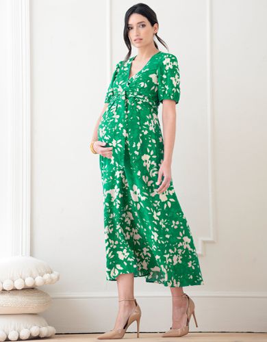 Midi Length Maternity-To-Nursing Wrap Dress | - Seraphine - Modalova