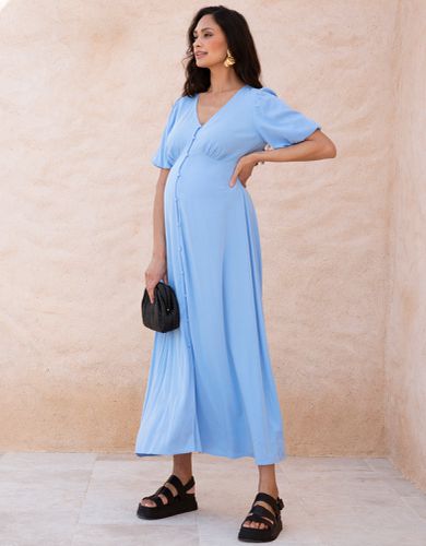 Button-through V Neck Maternity and Nursing Dress | - Seraphine - Modalova