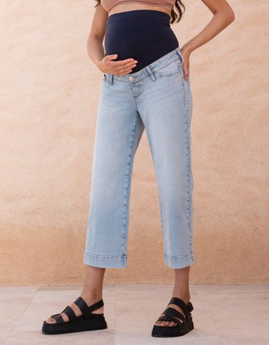 Cropped Straight Wide-Leg Jeans | - Seraphine - Modalova