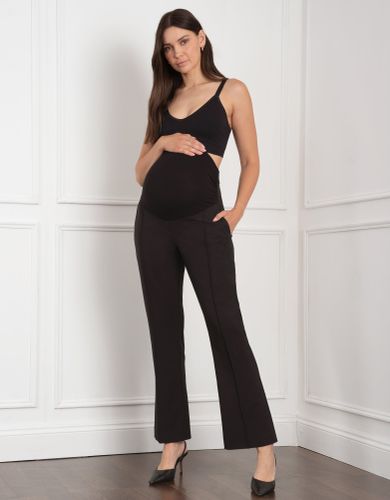 Pantalon de grossesse coupe botillon au-dessus du ventre - Seraphine - Modalova