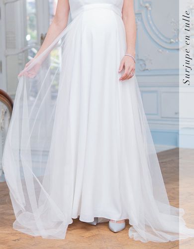 Surjupe de mariée en tulle | - Seraphine - Modalova