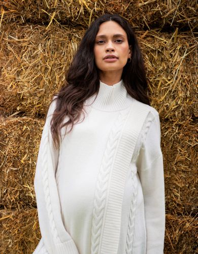 Draped Merino Maternity & Nursing Jumper | - Seraphine - Modalova