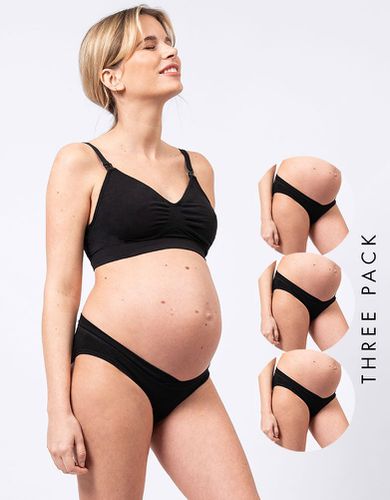 Bamboo Maternity Briefs - Pack of 3 | - Seraphine - Modalova