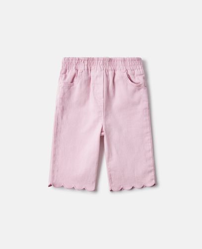 Jean en denim a bordures festonnees, , Taille: 6m - Stella McCartney - Modalova