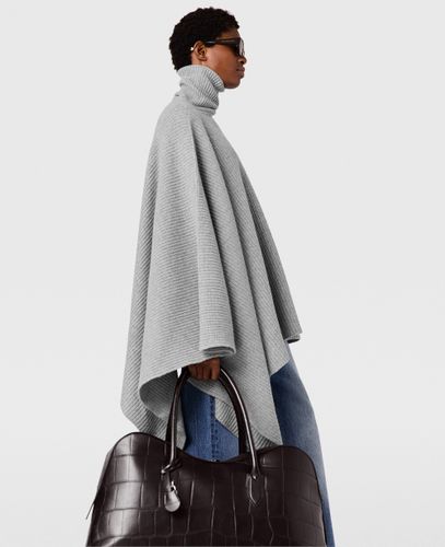 Poncho à col roulé asymétrique en maille, , , Taille: L - Stella McCartney - Modalova
