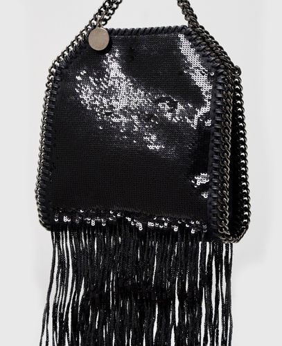 Petit cabas a frange et sequins Falabella en edition limitee, - Stella McCartney - Modalova