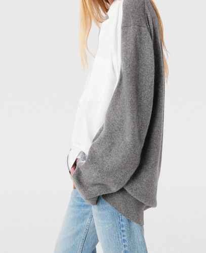 Pull a manches longues avec details de chemise, , , Taille: M - Stella McCartney - Modalova