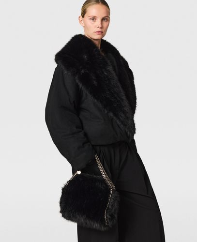 Veste bomber en peluche vegan, , Taille: 36 - Stella McCartney - Modalova