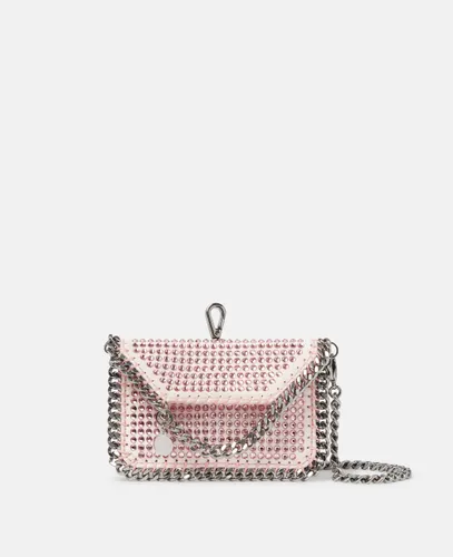 Porte cartes a cristaux avec chaine Falabella - Stella McCartney - Modalova