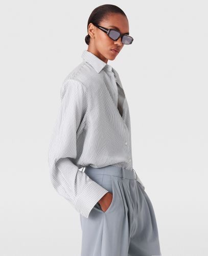 Chemise rayee avec logo, , , Taille: 40 - Stella McCartney - Modalova