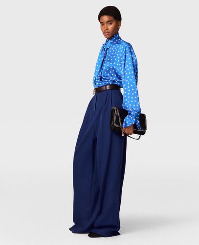 Pantalon plissé en laine, , Taille: 42 - Stella McCartney - Modalova