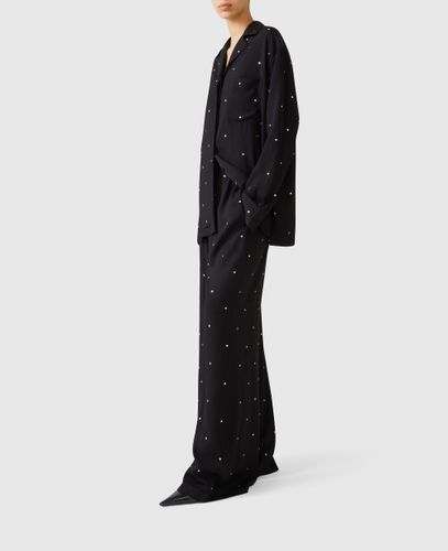 Chemise oversize avec cristaux sans plomb, , , Taille: 40 - Stella McCartney - Modalova
