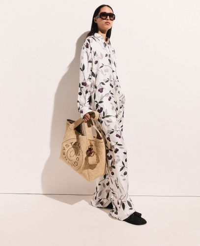 Pantalon oversize avec imprime cerise, , , Taille: 36 - Stella McCartney - Modalova