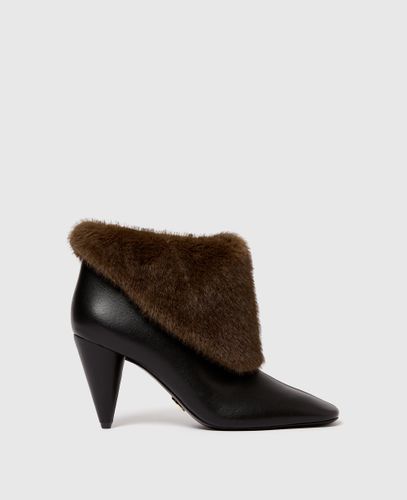 Bottines avec bordure effet vison, , Taille: 37 - Stella McCartney - Modalova