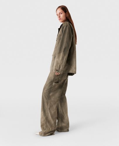 Pantalon droit delave a chaps, , , Taille: 40 - Stella McCartney - Modalova