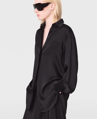 Chemise à franges en satin, , Taille: 38 - Stella McCartney - Modalova