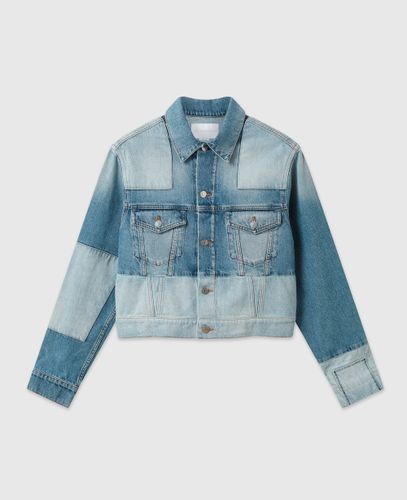 Veste en denim patchwork, , Taille: S - Stella McCartney - Modalova