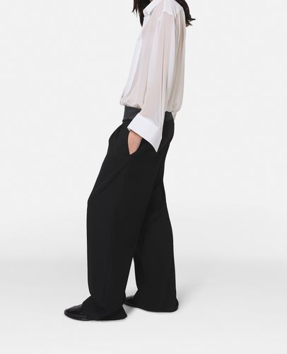 Pantalon de smoking large, , , Taille: 46 - Stella McCartney - Modalova