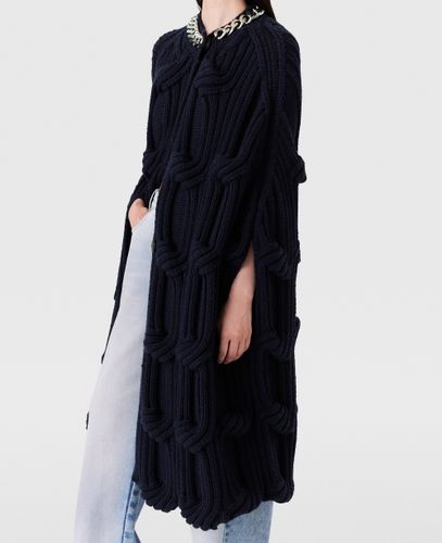 Cape en maille torsadee avec chaine Falabella, , , Taille: M - Stella McCartney - Modalova