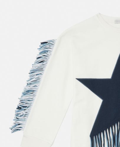 Robe sweat shirt etoile a franges, , Taille: 6 - Stella McCartney - Modalova