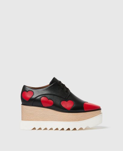 Chaussures à plateforme Elyse avec imprimé caur, , Taille: 39 - Stella McCartney - Modalova
