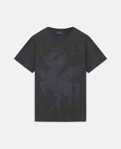 T shirt délavé imprimé Fantasia Pegasus, , Taille: S - Stella McCartney - Modalova