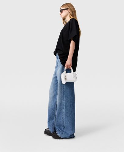 Jean large à taille haute en denim délavé, , , Taille: 28 - Stella McCartney - Modalova