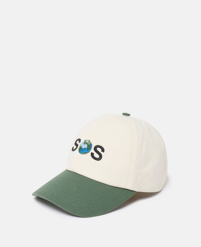 SOS Embroidered Baseball Cap, , Taille: 57 - Stella McCartney - Modalova