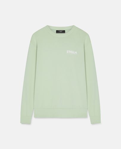 Sweat shirt en coton avec patch Fantasia Stella McCartney Vêtements Pulls & Gilets Pulls Sweatshirts 
