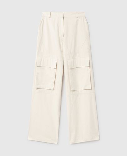 Pantalon cargo en coton lave, , Taille: 38 - Stella McCartney - Modalova