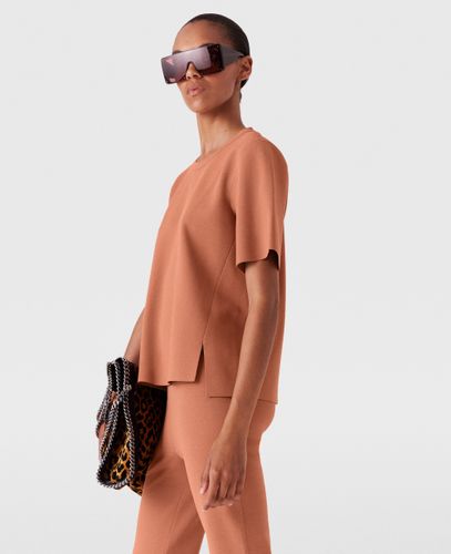 T-shirt à manches courtes en maille compacte, , , Taille: L - Stella McCartney - Modalova