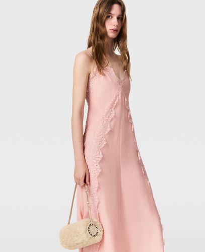 Robe midi avec bordures en dentelle, , Taille: 42 - Stella McCartney - Modalova