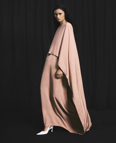 Robe cape de soiree avec cristaux sans plomb, , , Taille: 40 - Stella McCartney - Modalova